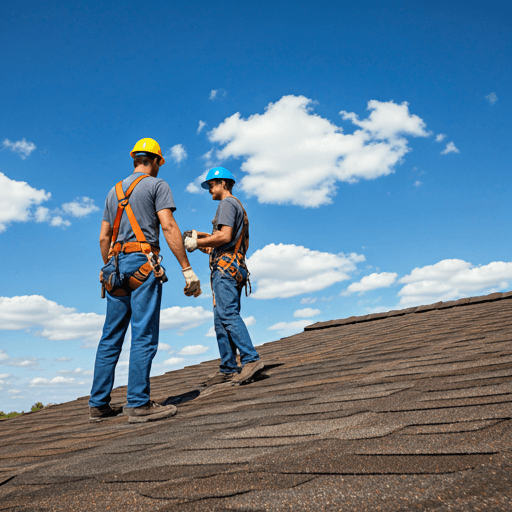 Construction team in the field